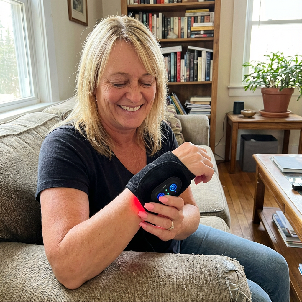 CarpalWrap™ - Heating, Massaging, NASA Light Therapy for Your Carpal Tunnel