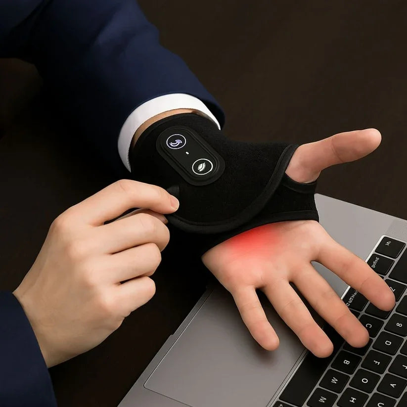 CarpalWrap™ - Heating, Massaging, NASA Light Therapy for Your Carpal Tunnel